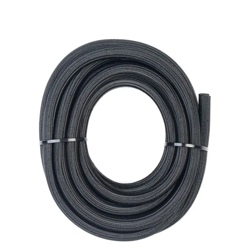 WATTSTUNDE® Geflechtschlauch offen 13 mm 5 m schwarz